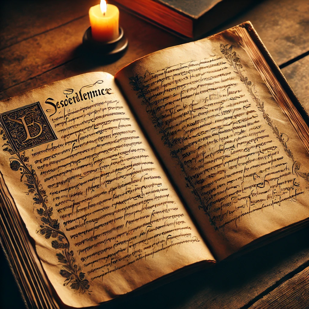 Un livre ancien ouvert sur des pages jaunies, évoquant la poésie baroque et la transmission du texte à travers les siècles.