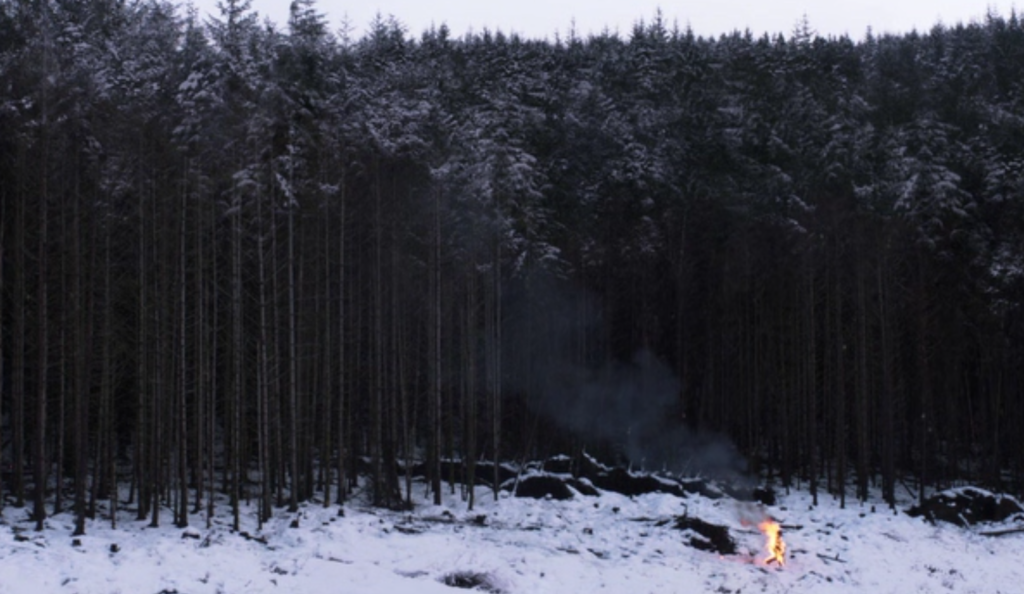 under the skin - Un paysage écossais brumeux et inquiétant