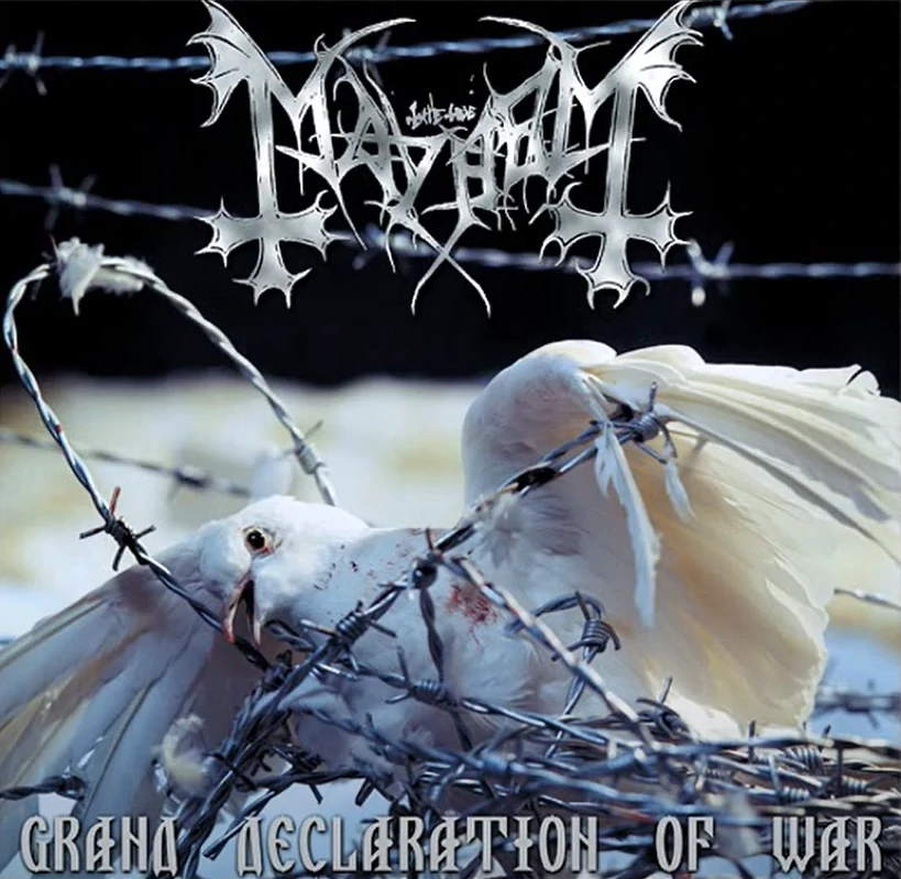 Couverture de l'album Grand Decalaration Of War de Mayhem